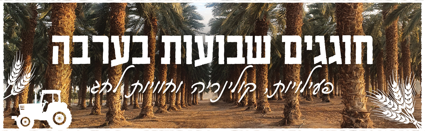 חג שבועות בערבה 2026 - באנר 